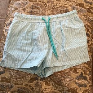 ASOS Seersucker Swim Trunks